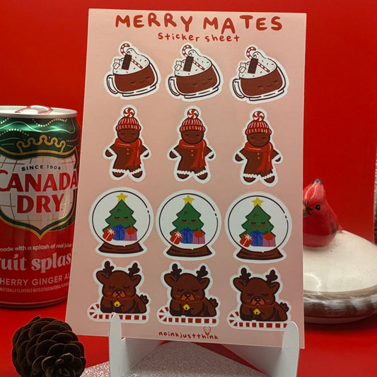 Merry Mates Sticker Sheet