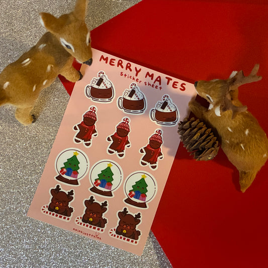 Merry Mates Sticker Sheet